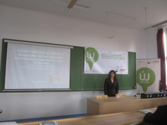 Kánya Hajnalka előadása a Dunaújvárosi Főiskolán megrendezett „Social Sciences Conference” tudományos konferencián 