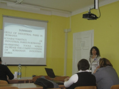Kánya Hajnalka előadása a Nyugat-Magyarországi Egyetem Közgazdaságtudományi Karán, Sopronban megrendezett nemzetközi tudományos konferencián 